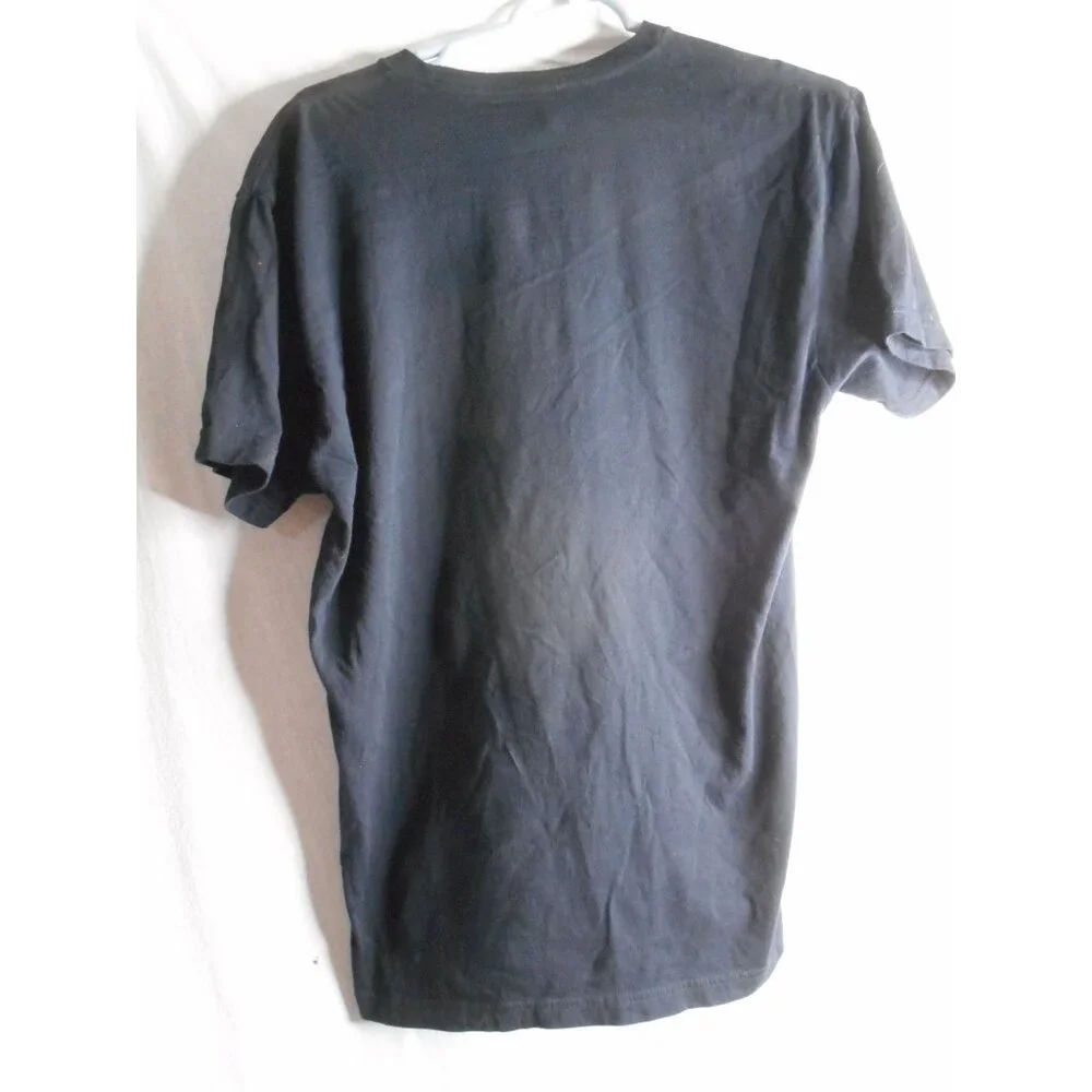 Black Pizza Sunglasses Stay Cheesy Tee T-Shirt Short Sleeve cotton Sz M Unisex - Picture 5 of 5